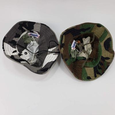 2 Propper Camouflage Boonie Hats - Size 7 3/4