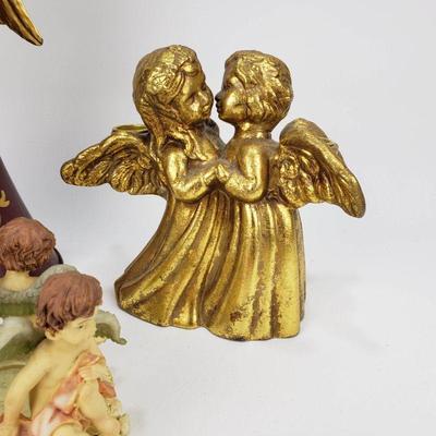 4 Angel Candle Holders