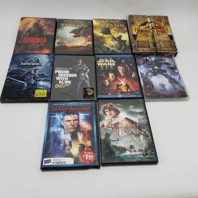 Lot of 10 Action Movies DVD