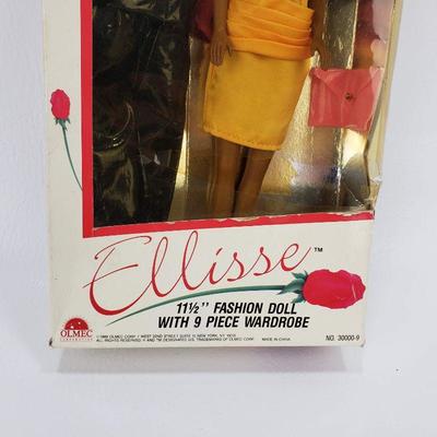 Vintage Olmec Ellisse Fashion Doll - 1989