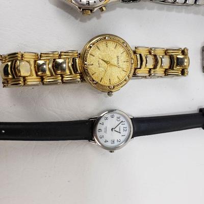Lot of 8 Watches - None are running - Armitron, Timex, West, Bradley, Brut