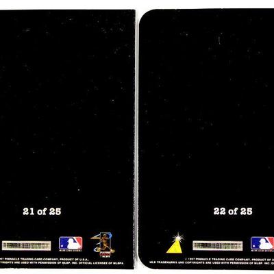 HIDEO NOMO MAKOTO SUZUKI Passport to the Majors #21 #22 Baseball Cards Inserts 1997 Pinnacle