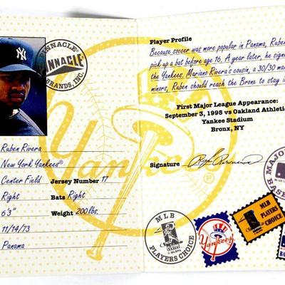 CHAN HO PARK Larry Walker RUBEN RIVERA Passport to the Majors #23 #24 #25 Baseball Cards Inserts 1997 Pinnacle