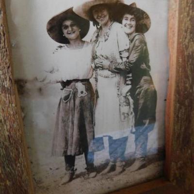 Set of Vintage Photos of Old West Rodeo Cowgirls Names on Reverse Tillie Baldwin et. al.
