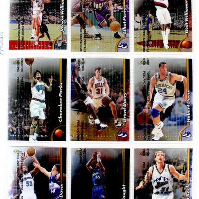 1999 TOPPS FINEST BASKETBALL REFRACTOR CARDS COLLECTION - 70 CARDS LOT