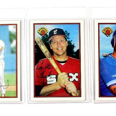 1989 BOWMAN Baseball Cards Set ROGER CLEMENS CARLTON FISK GEORGE BRETT - NM/MT