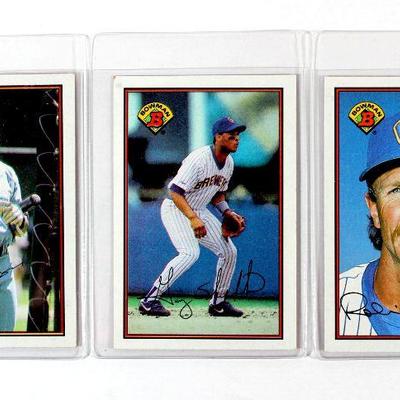 1989 BOWMAN Baseball Cards Set BO JACKSON Gary Sheffield ROBIN YOUNT - NM/MT