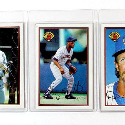 1989 BOWMAN Baseball Cards Set DON MATTINGLY John Smoltz GREG MADDUX - NM/MT