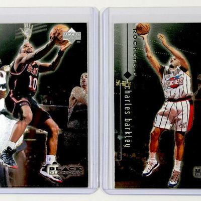TIM HARDAWAY CHARLES BARKLEY Basketball Cards 1999 Upper Deck REFRACTRO Cards Set