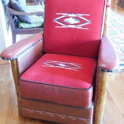 2nd Choice of 2:  Molesworth Style Cowboy Life Traditional Design Club Chair 39