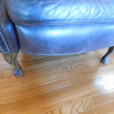Western Cow Hide Push Back Barcalounger Recliner