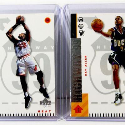 Alonzo Mouring Ray Allen 1999 Upper Deck HIGHWAY 99 Basketball Cards Set MINT