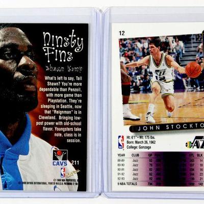 SHAWN KEMP John Stockton Basketball Cards Set 1999 SkyBox 1993 Upper Deck Cards MINT