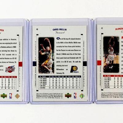 1998/1999 Upper Deck SP Authentic Basketball Cards SCOTTIE PIPPEN Chris Mullin ALONZO MOURNING