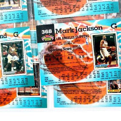 1993 TOPPS STADIUM CLUB BASKETBALL CARDS SEMI-STARS COLLECTION - 18 CARDS SET