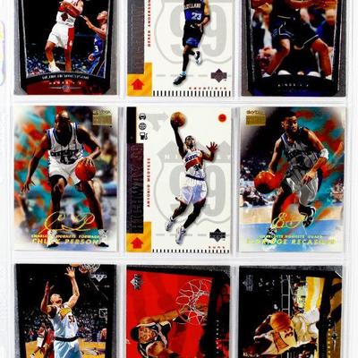 1999 UPPER DECK SKYBOX PREMIUM BASKETBALL CARDS SET - 9 CARDS ALL HIGH GRADE