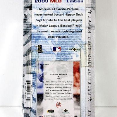 ALFONSO SORIANO NY YANKEES 2003 MLB Edition UPPER DECK Play Makers BOOBLE HEAD - RARE