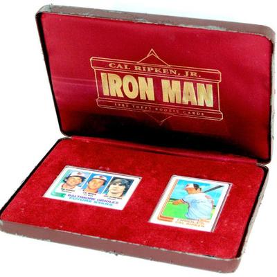 CAL RIPKEN JR. IRON MAN 1982 TOPPS ROOKIE CARDS LIMITED EDITION PORCELAIN CARDS SET