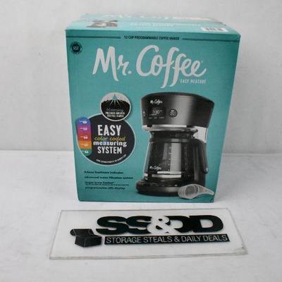 Mr. Coffee 12 Cup Programmable Coffee Maker - New Machine, Missing Pot