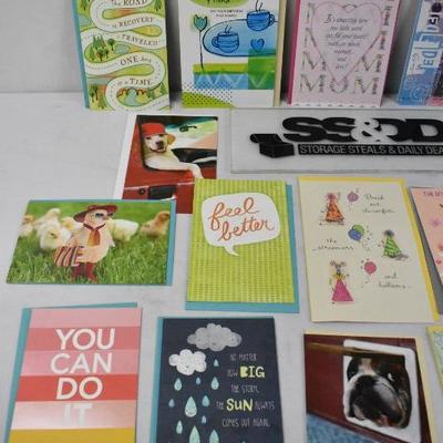 19 Greeting Cards with Envelopes - New
