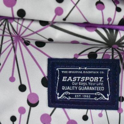 Eastsport Backpack, Purple & Pink Starbursts - New