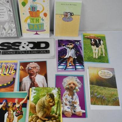 17 Greeting Cards with Envelopes - New