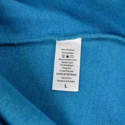 LuLaRoe Sarah Long Cardigan, Turquoise, Women's Size Large