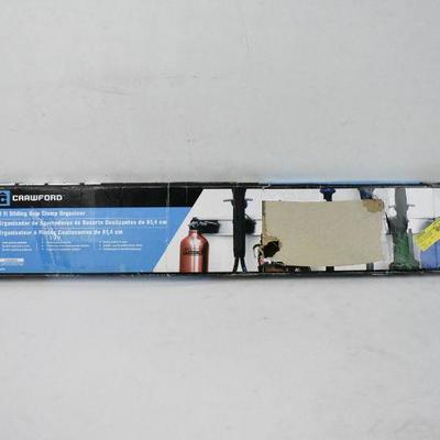 Clamp Organizer: 3 ft Sliding Grip Clamp Organizer by Crawford. Open Box - New
