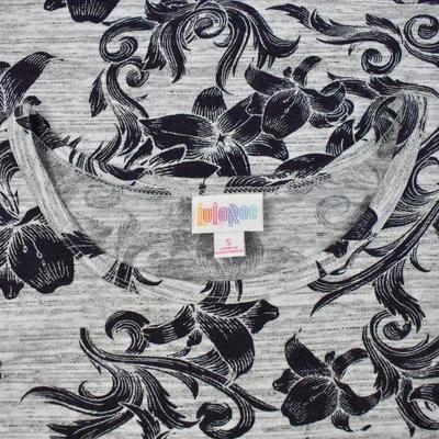2 pc LuLaRoe Clothing: Dress Gray/Purple Small & Shirt Pink Stripes Medium