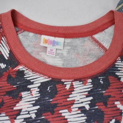 3 pc Patriotic LuLaRoe size Medium: 1 Maria Dress, 2 Jane Tops