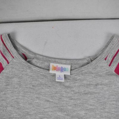 3 pc LuLaRoe "Randy" Shirts: 1 size XL, 2 size Large. Grays/Florals/Stripes