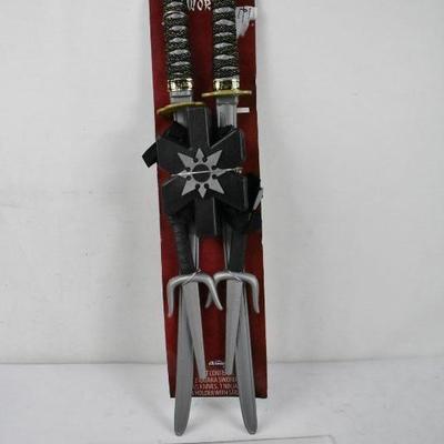 Double Ninja Sword Toys - New