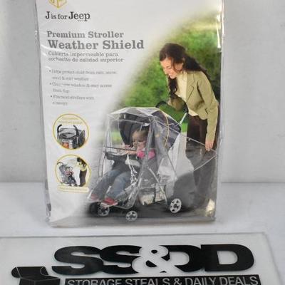 Premium Stroller Weather Shield by J is for Jeep - New
