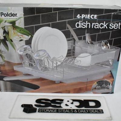 Polder 4-Piece Dish Rack Set, $29 @ Costco - New