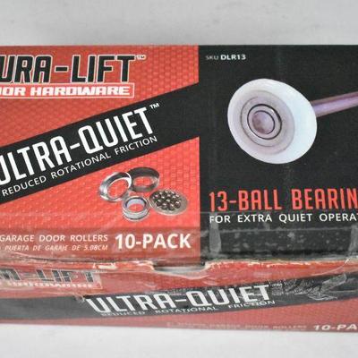 Garage Door Rollers 10-Pack - Dura-Lift, Ultra-Quiet, 2