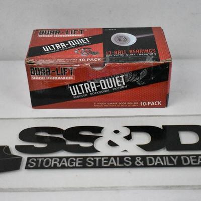 Garage Door Rollers 10-Pack - Dura-Lift, Ultra-Quiet, 2