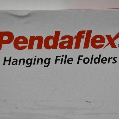 Pendaflex Hanging File Folders, Legal Size, Qty 25, 1/5 Cut Tabs - New