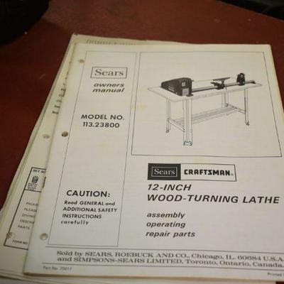 Lot B-1:Wood Lathe