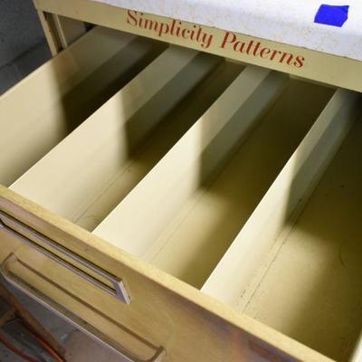 Lot B-20:  Simplicity Patterns File Cabinet