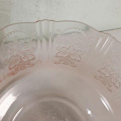 Lot G-111:  Pink Depression Glass