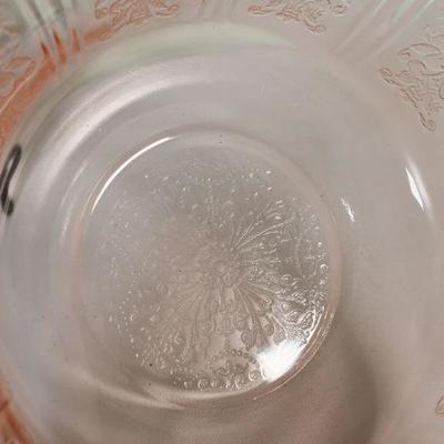 Lot G-111:  Pink Depression Glass