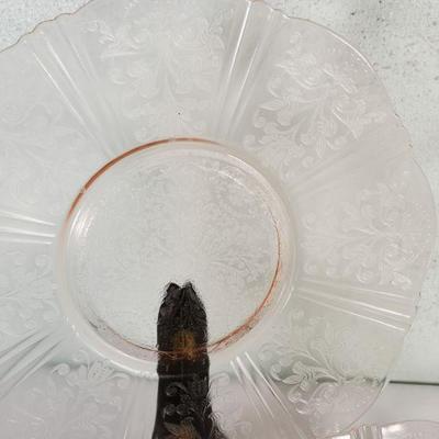 Lot G-111:  Pink Depression Glass
