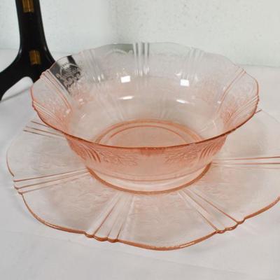 Lot G-111:  Pink Depression Glass