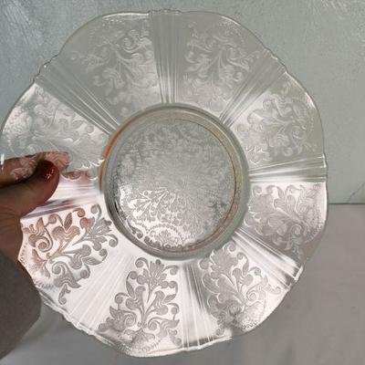 Lot G-111:  Pink Depression Glass