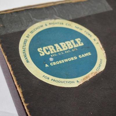 Lot G-117:  Vintage Scrabble Game