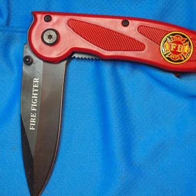 3 1/2 inch Fire Fighter  Knife        254