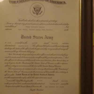 JFK Inaugural Address and Officers Appointment Certifacate