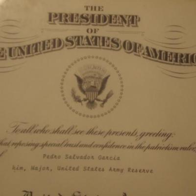 JFK Inaugural Address and Officers Appointment Certifacate