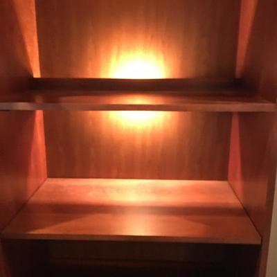 Lot 114 - Three Piece Lighted Cabinet