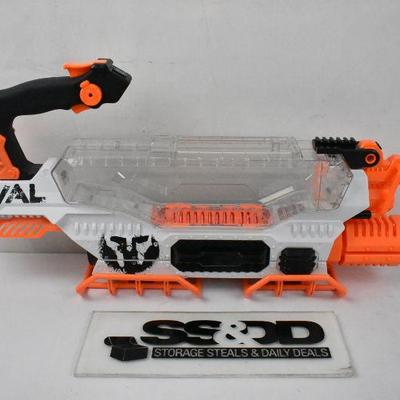 Nerf Rival Dart Shooter MXVIII-20K. No Darts, No Motor, Sold as is